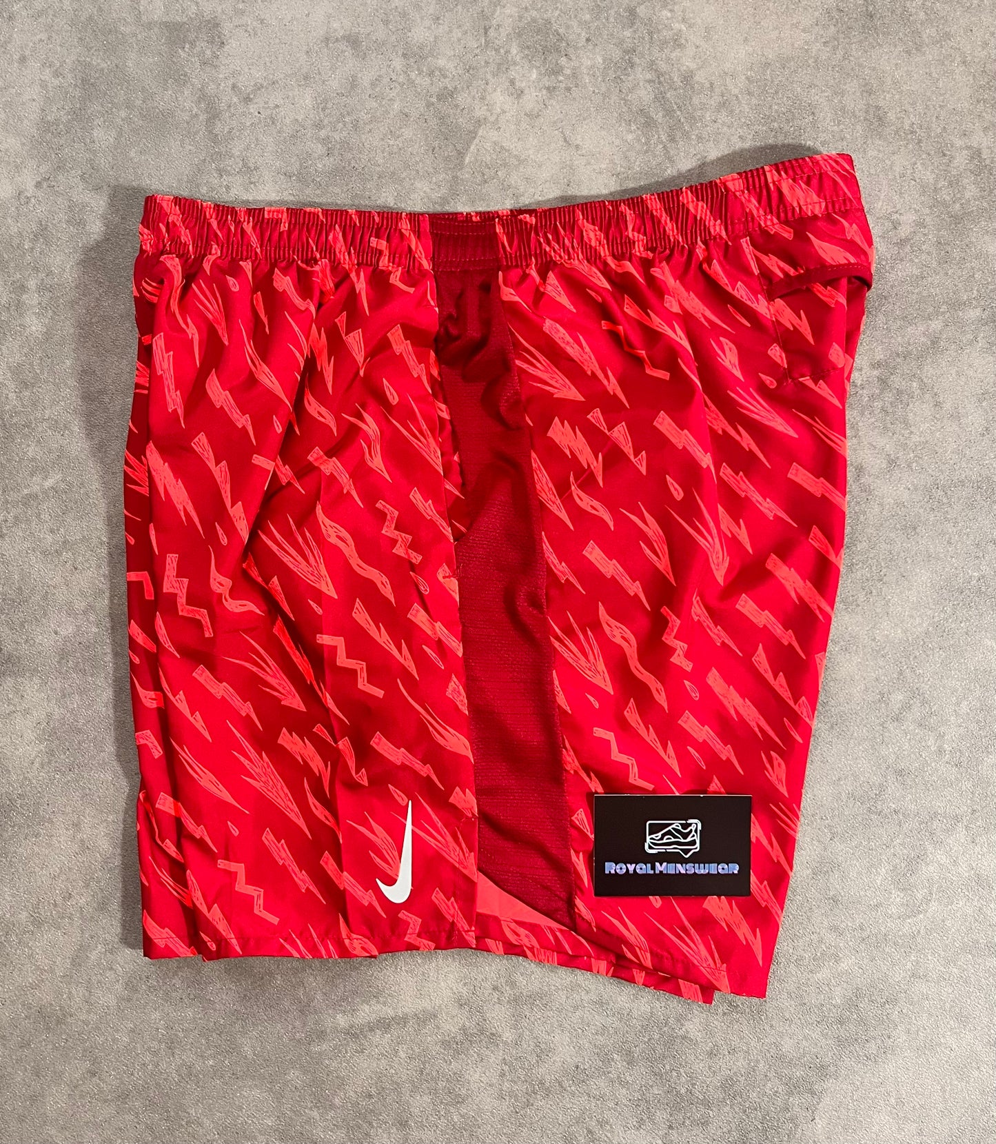 Nike bolt shorts - red