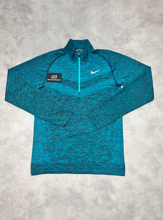 Nike RFLF half zip T-shirt - blue