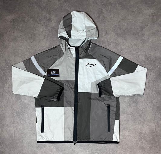 Nike patchwork jacket - grey