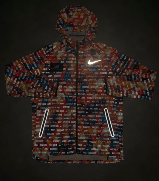 Nike reflective “just do it” Windrunner