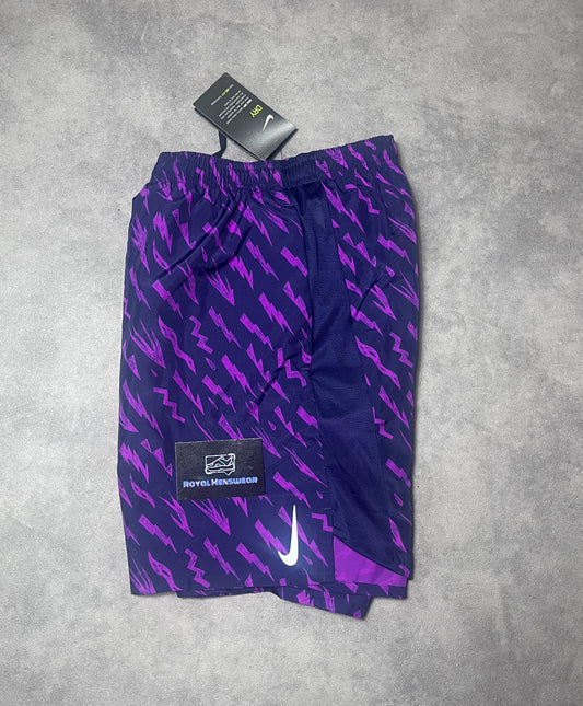 Nike bolt shorts - purple